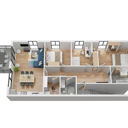 Moderne & Familienfreundliche Ferienwohnung Am Goitzschesee Pouch Eksteriør bilde